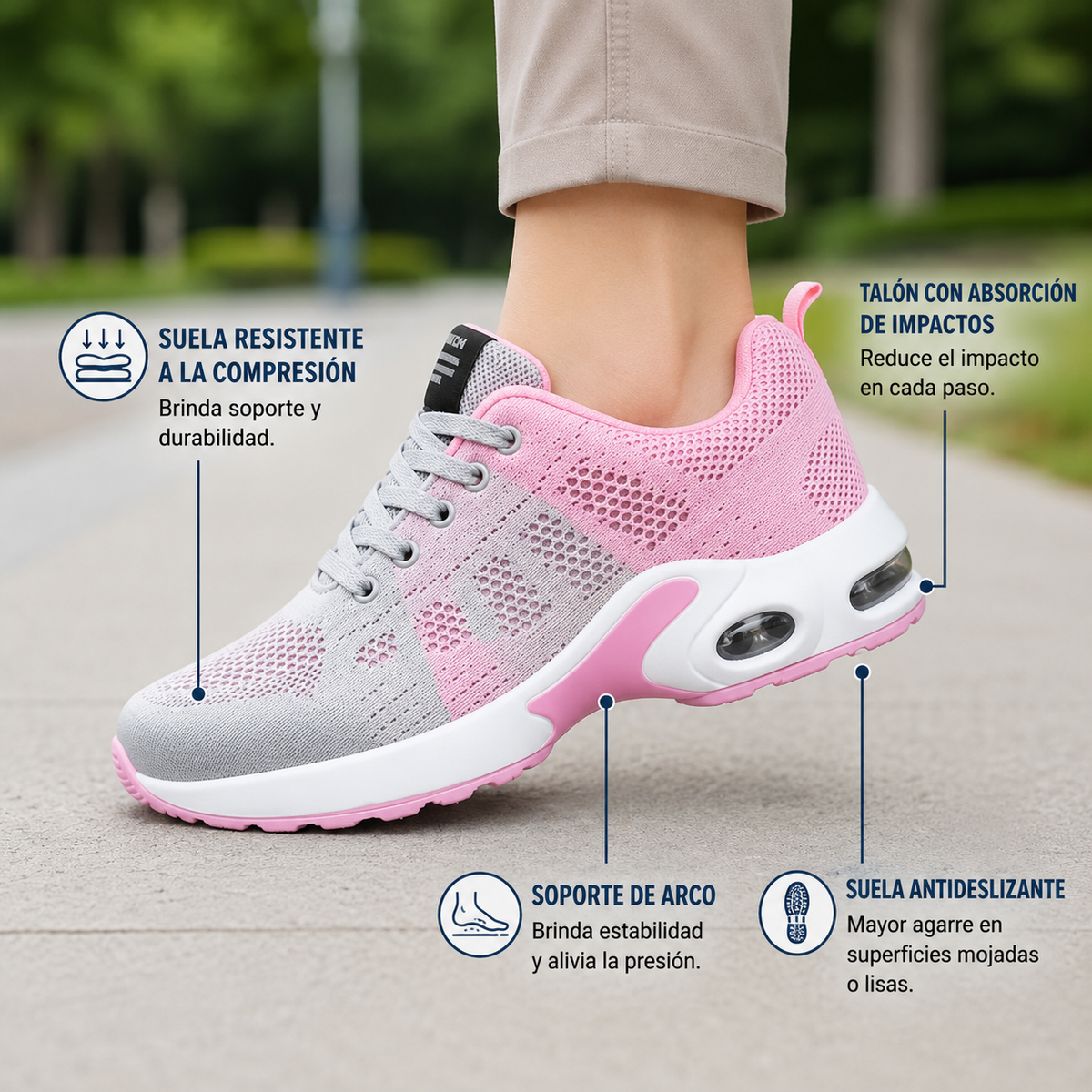 Orthora™ Pro — Zapatilla para Turnos de 12 Horas: Alivia el Dolor de Pies, Rodillas y Espalda Todo el Día