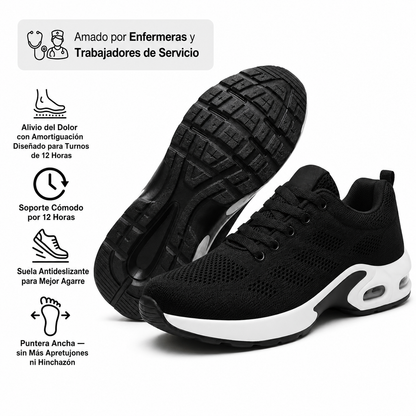 Orthora™ Pro — Zapatilla para Turnos de 12 Horas: Alivia el Dolor de Pies, Rodillas y Espalda Todo el Día